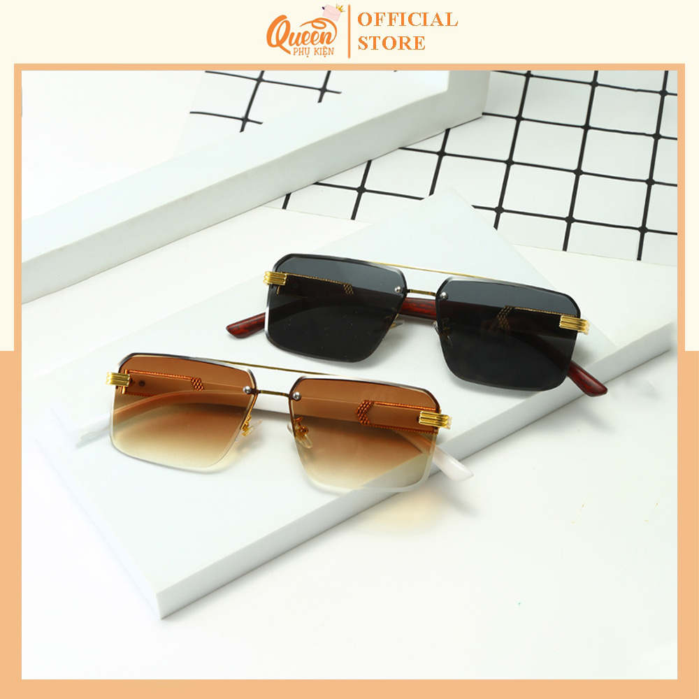 Mắt Kính Mát Thời Trang Cao Cấp 756 Phong Cách Trẻ Trung Gọng Vân Gỗ Thời Trang Hot Trend