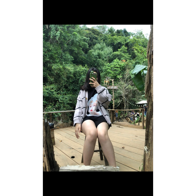 Pass Áo Cardigan Len