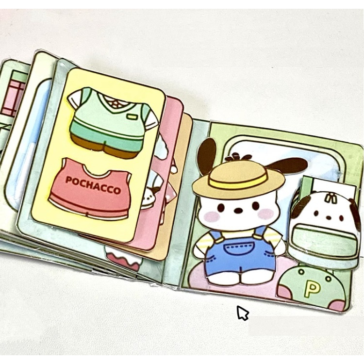 Đồ Chơi Sách Thủ Công Kuromi Doudouben Melody Hoạt Hình Sáng Tạo Cho Trẻ Em - đồ chơi thủ công