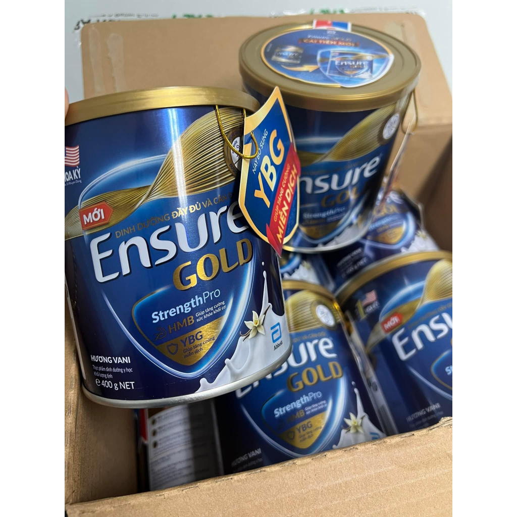 [Date 2025] Sữa Ensure Gold 400g- Tặng Đai Kháng Lực Ensure