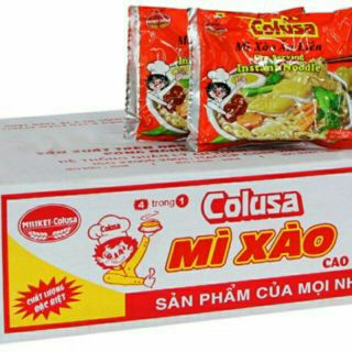 Thùng 30 gói Mì xào Colusa Miliket hương vị Gà gói 85g