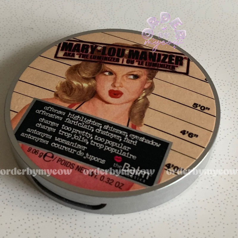 Phấn bắt sáng dạng nén Mary Lou Manizer highlighter