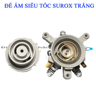 Bộ đế ấm siêu tốc SUROX trắng ( Đế lớn và đế nhỏ ) - Thông dụng cho nhiều loại ấm siêu tốc