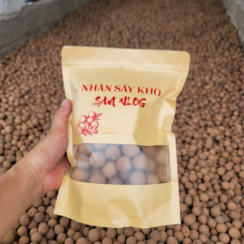 Nhãn Sấy Khô Nguyên Quả 500g