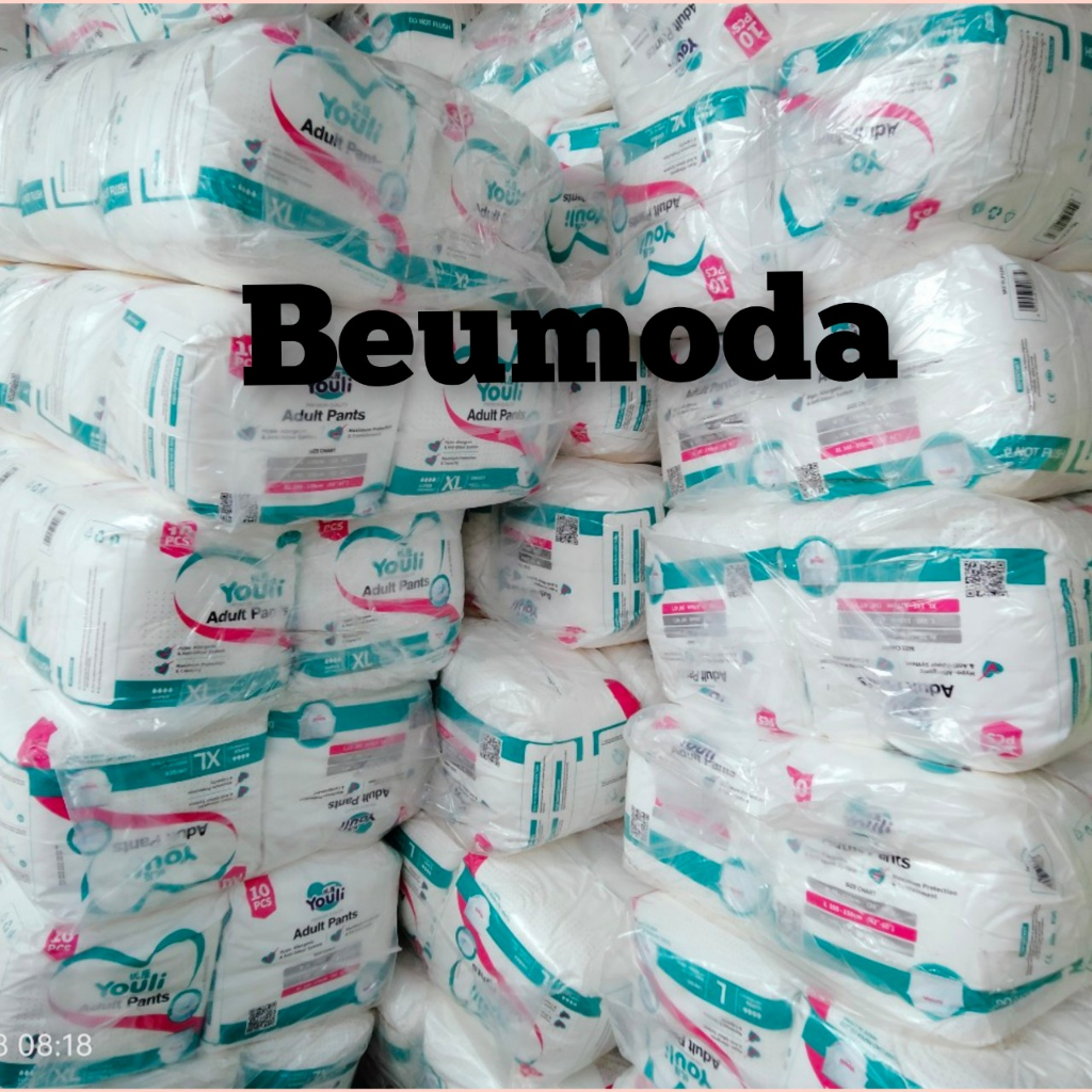 Combo 10 gói tã quần Youli người già L10(105-150cm) / XL10(145-170cm)
