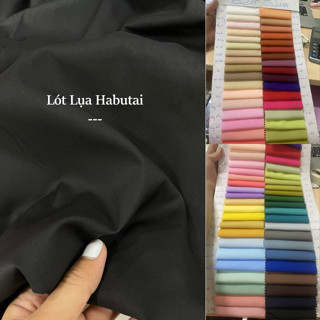 [Vải MM] [901] (Giá 1m) Vải Lót Lụa Habutai Chính Phẩm Loại 1 Lót Đầm, Váy, Áo Dài, Áo Khoác, Vest