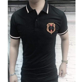Áo Thun Nam Có Cổ Phối Logo Cao Cấp