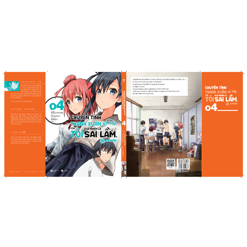 Sách - Chuyện tình thanh xuân bi hài của tôi quả nhiên là sai lầm @comic tập 4