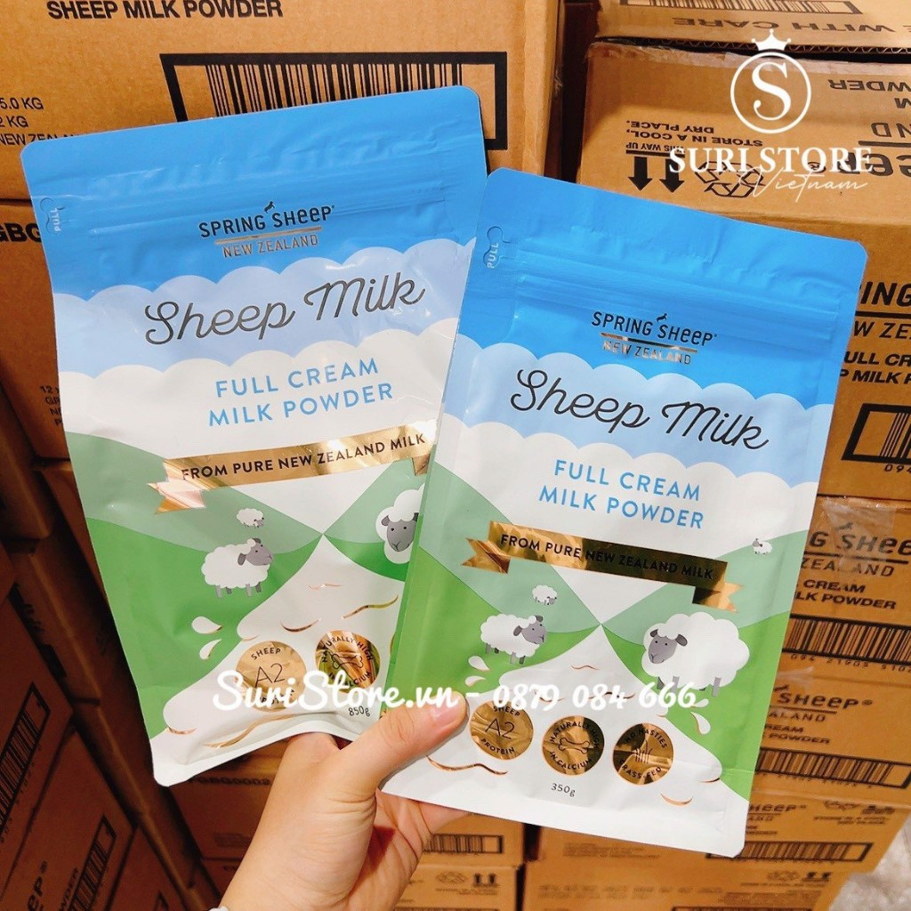 Sữa Cừu Nguyên Chất Spring Sheep New Zealand 850gr