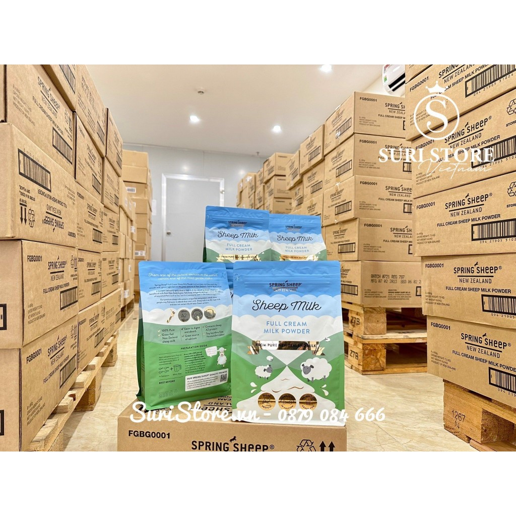 Sữa Cừu Nguyên Chất Spring Sheep New Zealand 850gr