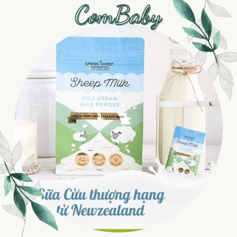 Sữa Cừu Nguyên Chất Spring Sheep New Zealand 850gr