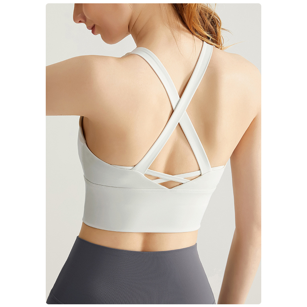 Áo tập yoga tập gym nữ 2 dây đan chéo hàng Quảng Châu cao cấp