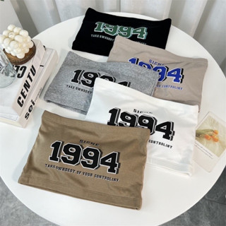 [Hot trend] ÁO BRA HỌA TIẾT 1994, Áo ống cúp ngực không dây, có đệm lót, chất cotton, Phong Cách Hàn Quốc quyến rũ