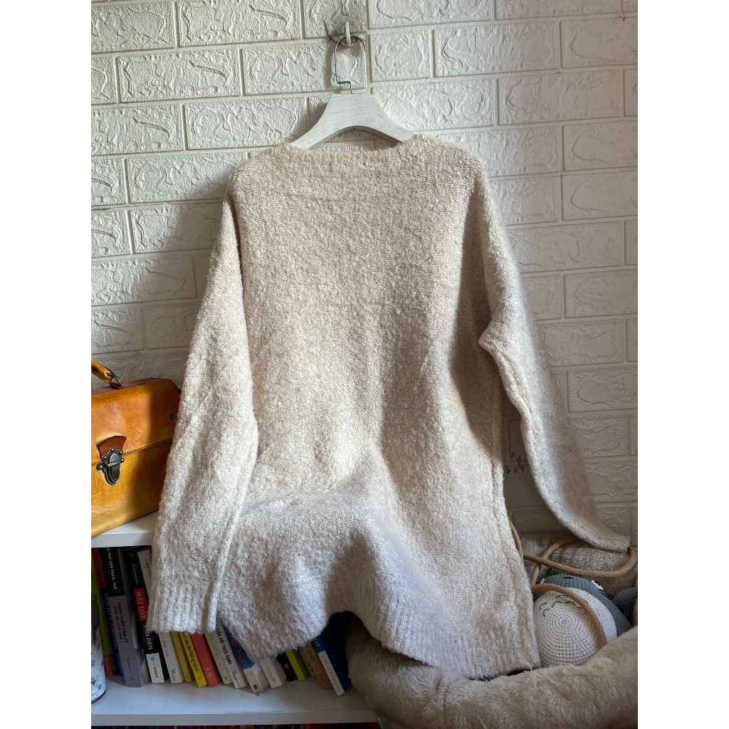 Áo len dáng dài Nhật