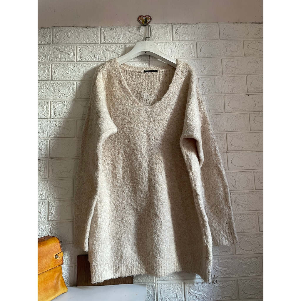 Áo len dáng dài Nhật