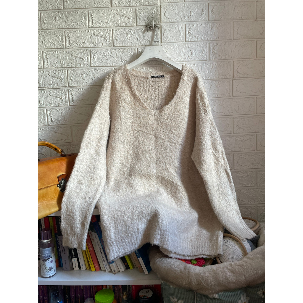 Áo len dáng dài Nhật