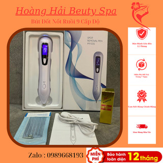 Máy đốt nốt ruồi mụn thịt tàn nhang 9 cấp độ mini cầm tay plasma cao cấp - bút đốt nốt ruồi