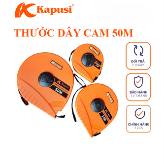 Thước Dây 50m 30m 20m Vỉ Cam Tốt Kapusi K-0393 - Hàng Cao Cấp