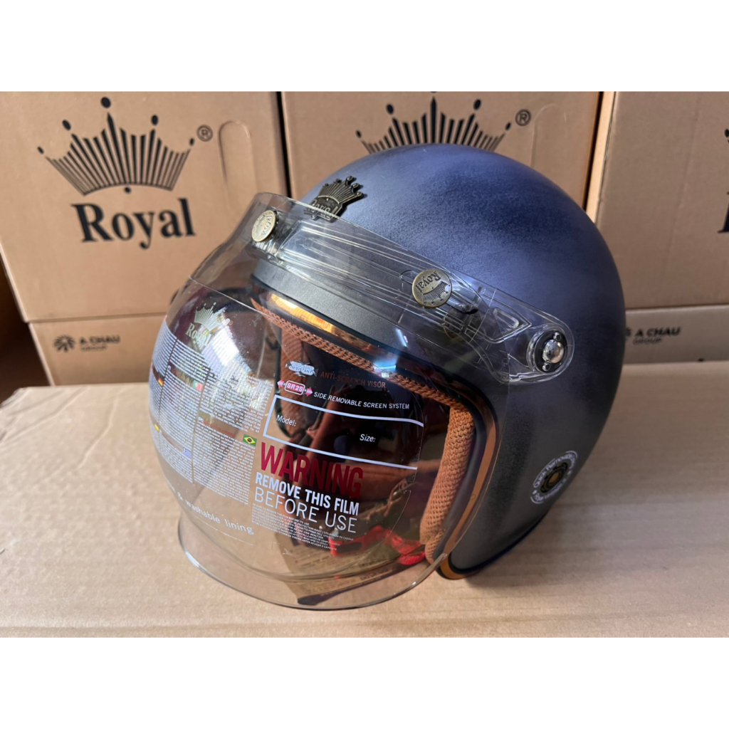 Kính Bubble Royal-Kính gắn nón bảo hiểm