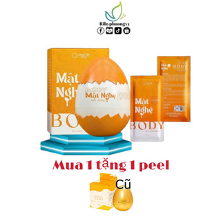 (chính hãng) Kem Body Mật Nghệ 1900 Queenie trứng vàng Egg - chống nắng trắng bật tông