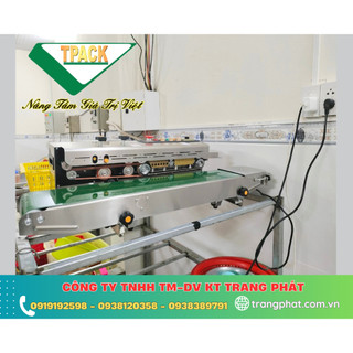 Con lăn ép máy hàn miệng túi. Sọc ngang