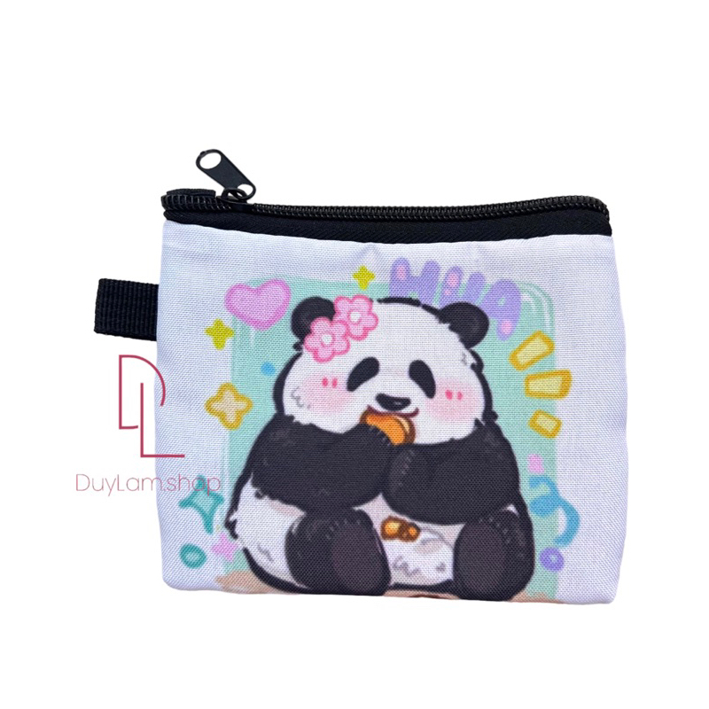 Ví đựng tiền,vật dụng cá nhân hình gấu trúc đỉnh lưu Fubao,Hoahoa…