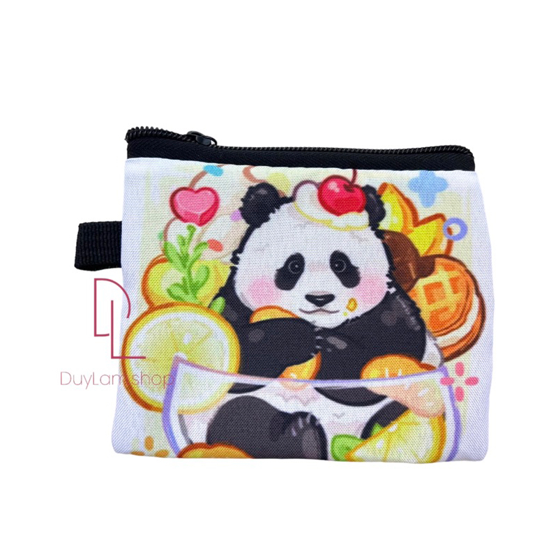 Ví đựng tiền,vật dụng cá nhân hình gấu trúc đỉnh lưu Fubao,Hoahoa…