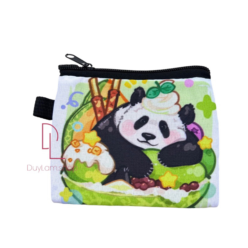 Ví đựng tiền,vật dụng cá nhân hình gấu trúc đỉnh lưu Fubao,Hoahoa…