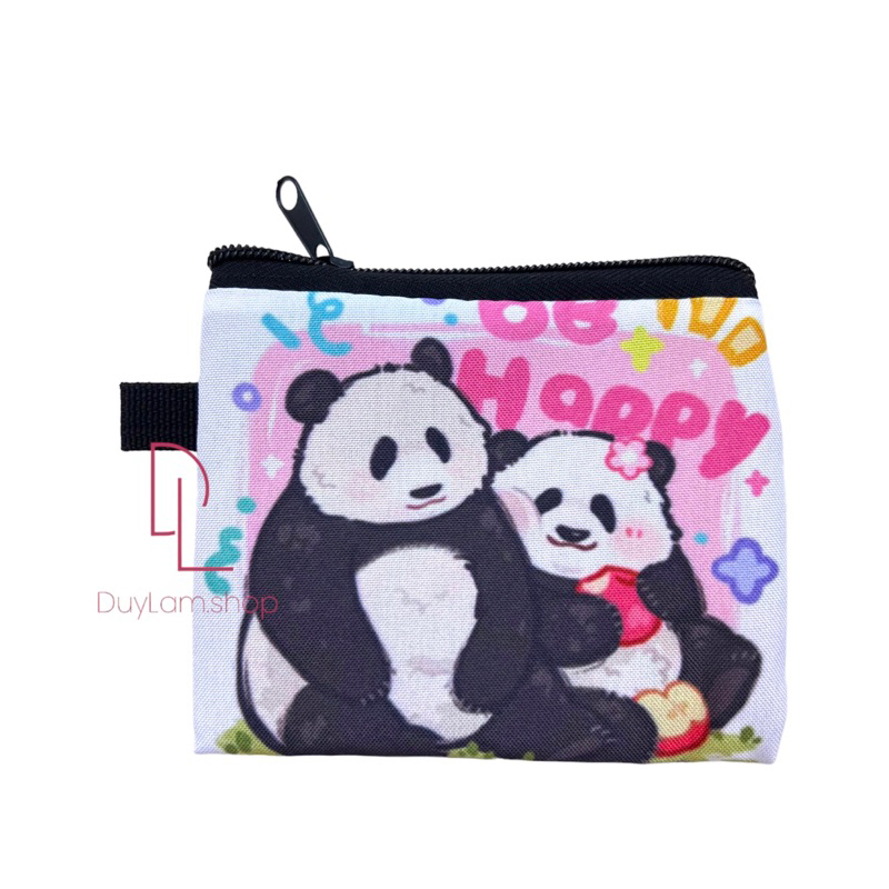 Ví đựng tiền,vật dụng cá nhân hình gấu trúc đỉnh lưu Fubao,Hoahoa…