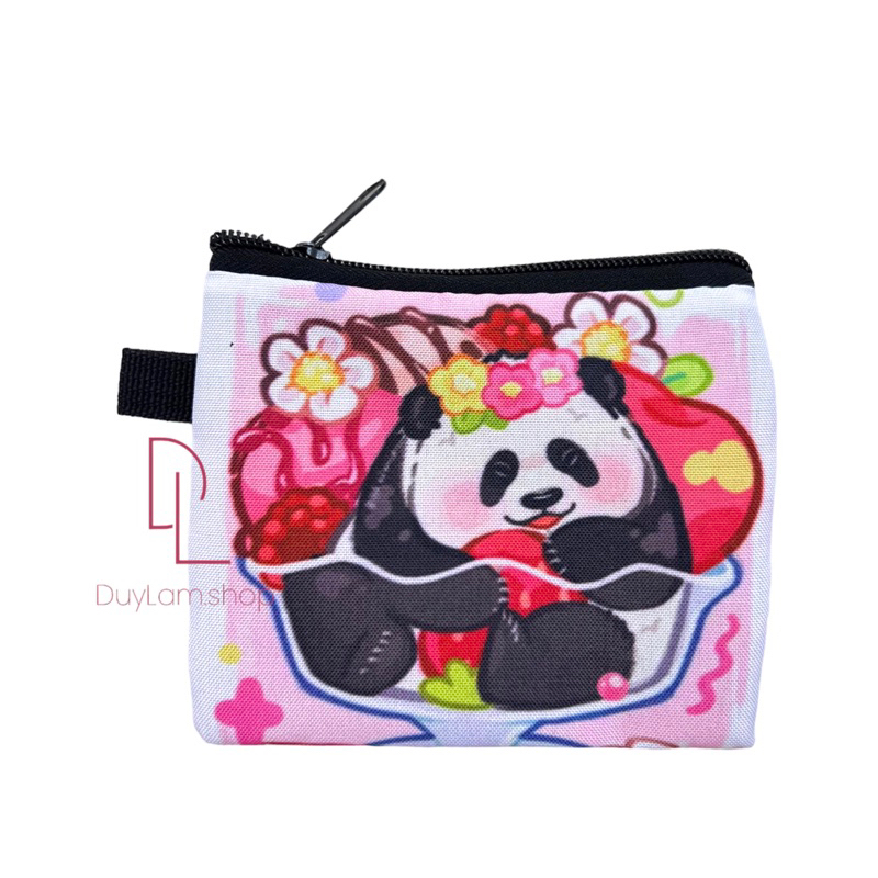 Ví đựng tiền,vật dụng cá nhân hình gấu trúc đỉnh lưu Fubao,Hoahoa…