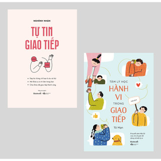 Sách - combo: tự tin giao tiếp + tâm lý học hành vi trong giao tiếp