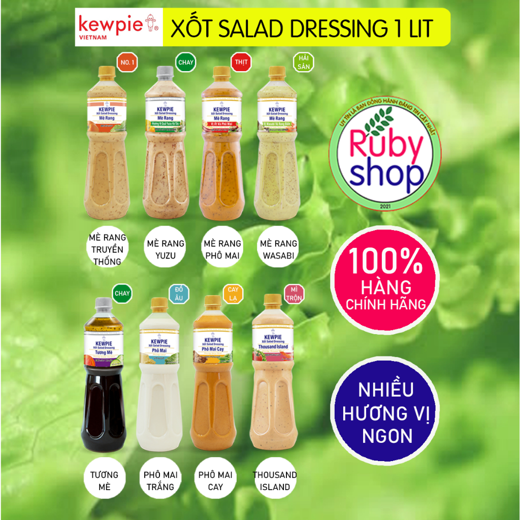 Xốt Salad Dressing Kewpie - size 1L - Hàng chính hãng!