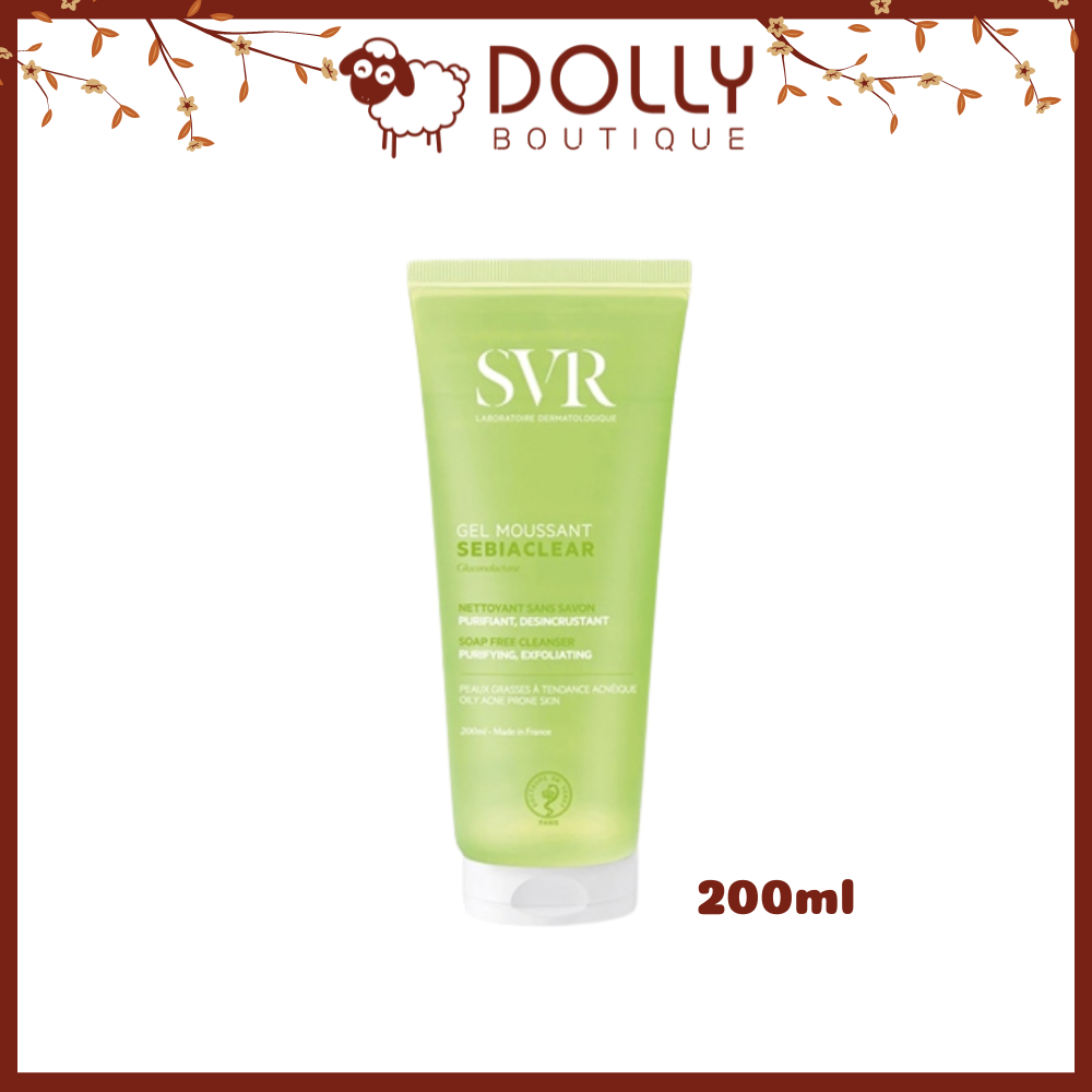 Sữa Rửa Mặt Da Dầu Mụn Nhạy Cảm SVR Sebiaclear Gel Moussant 200 ml | BigBuy360 - bigbuy360.vn