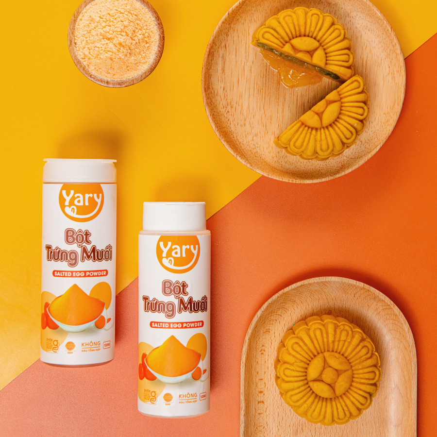 Lọ 120Gram Bột Trứng Muối Yary Làm Bánh, Sốt Trứng Muối Sốt Hải Sản, Trứng Muối Bột Lắc Chiên, Rán Rang Gà, Khoai