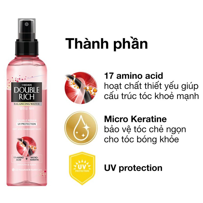 Nước dưỡng tóc Double Rich 250ml