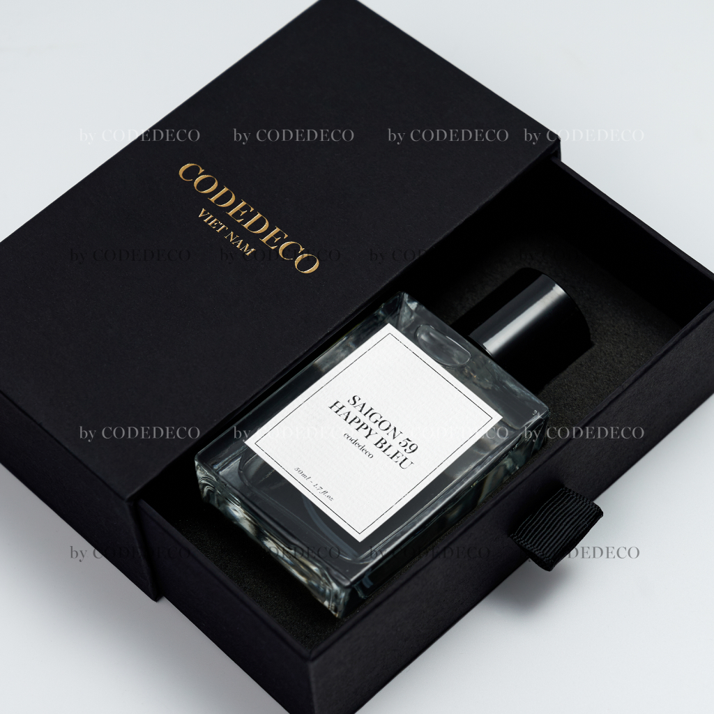 Tinh dầu thơm CODEDECO Saigon 59 Happy Bleu Thanh Lịch, Nhẹ Nhàng, Cuốn Hút 50ml