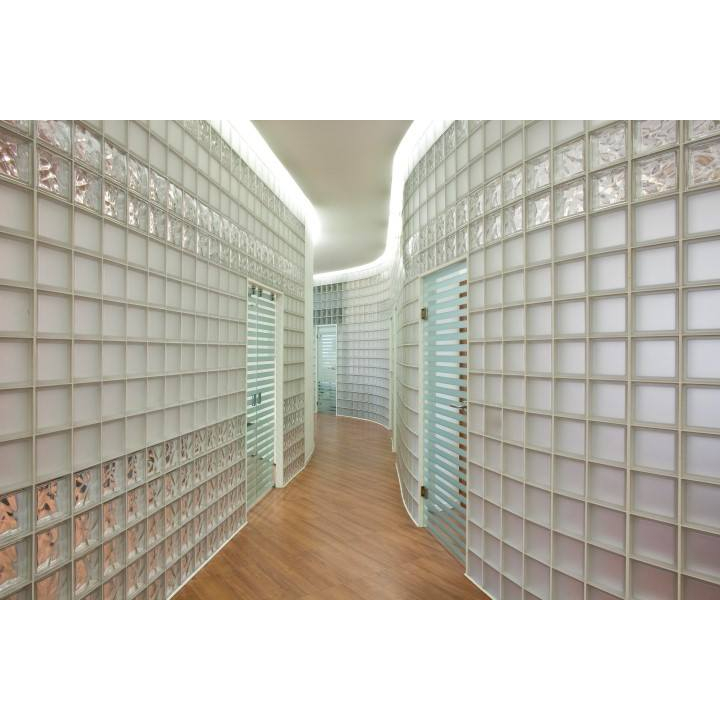 Gạch kính lấy sáng Thái Lan 145x145x95 làm vách ngăn, bắt sáng phòng khách, phòng tắm, độ bền cao, hàng sẵn kho