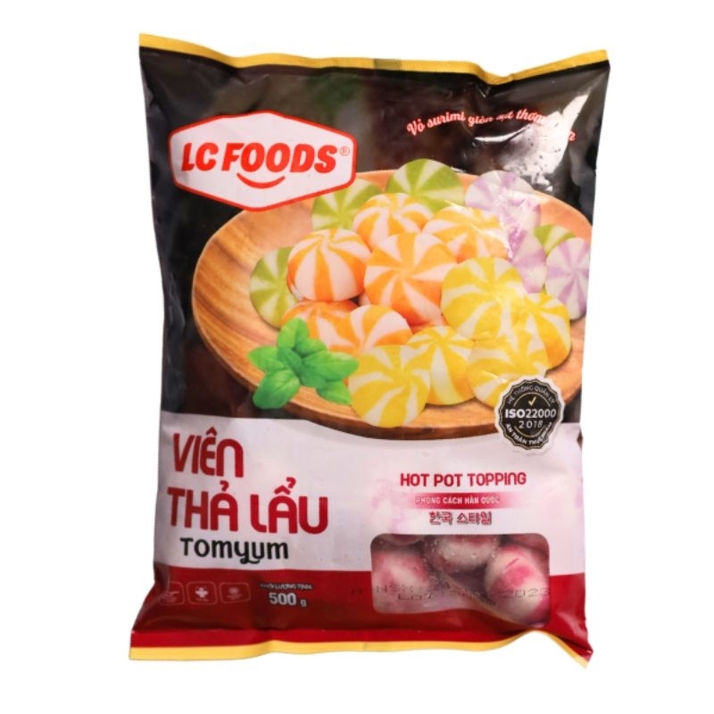 RẺ NHẤT SHOPEE Viên thả lẩu cam nhân Trứng Cá/ Phô Mai Trứng Muối/ Tom Yum/ Răng Mực/ Gà Nướng Mật Ong Lacusina 500g
