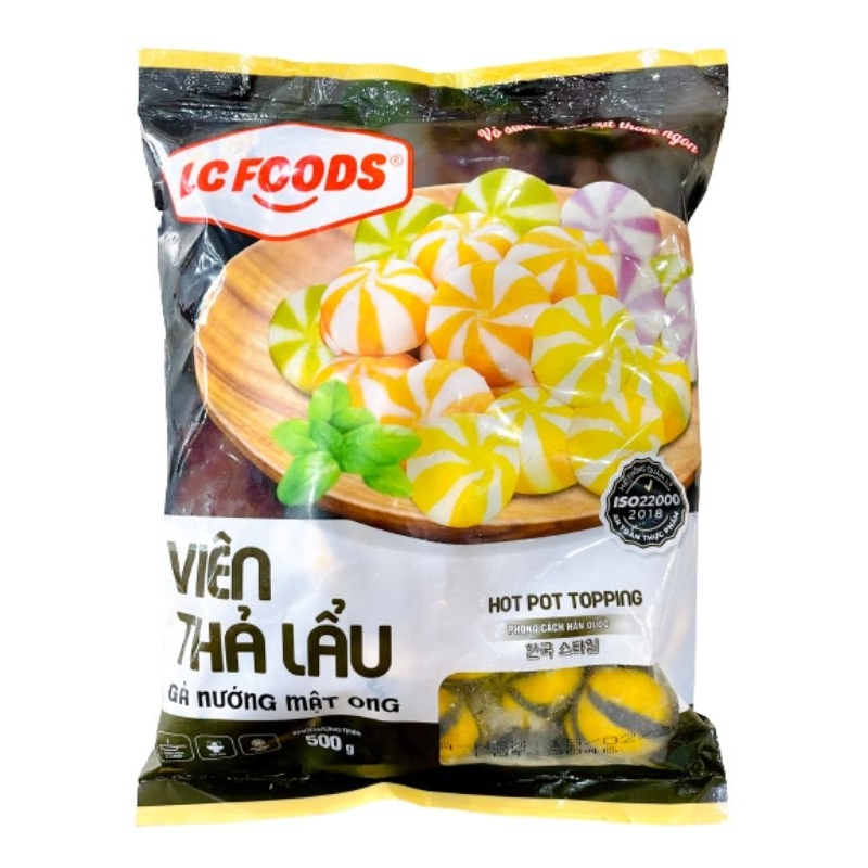 RẺ NHẤT SHOPEE Viên thả lẩu cam nhân Trứng Cá/ Phô Mai Trứng Muối/ Tom Yum/ Răng Mực/ Gà Nướng Mật Ong Lacusina 500g