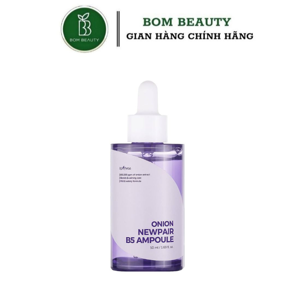 Tinh chất chiết xuất hành tím Isntree Onion Newpair B5 Ampoule 50ml
