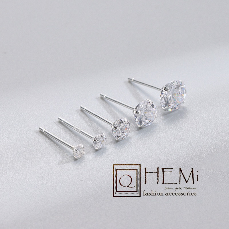 Khuyên bạc nụ đá bạc, vàng trẻ trung , cá tính | TRANG SỨC BẠC ACCESSORIES