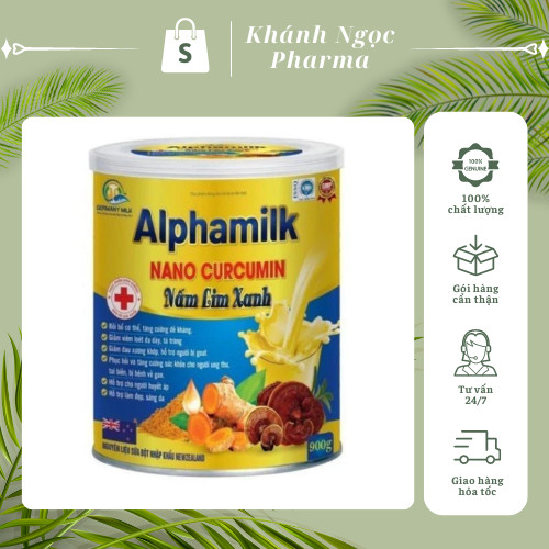 Sữa Alpahmilk Nano curcumin Nấm Lim Xanh