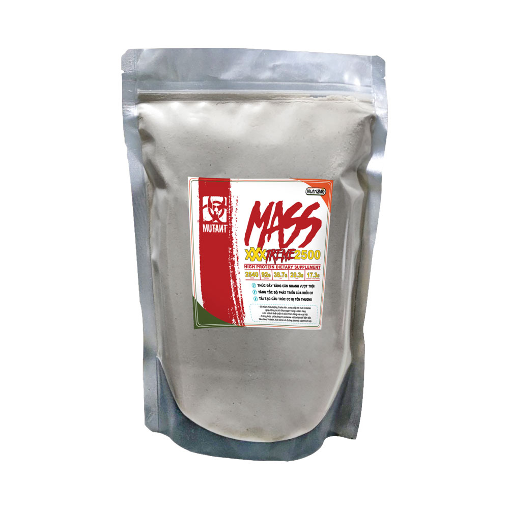 Sữa Tăng Cân Nhanh Cho Người Gầy Mutant Mass Xtreme Túi 1KG