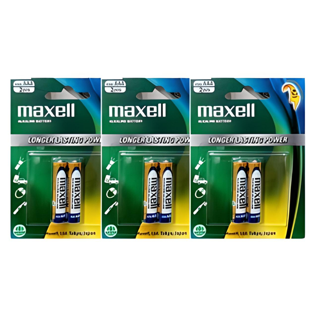 Pin Alkaline AAA vỉ 2 viên MAXELL LR03(GD)2B