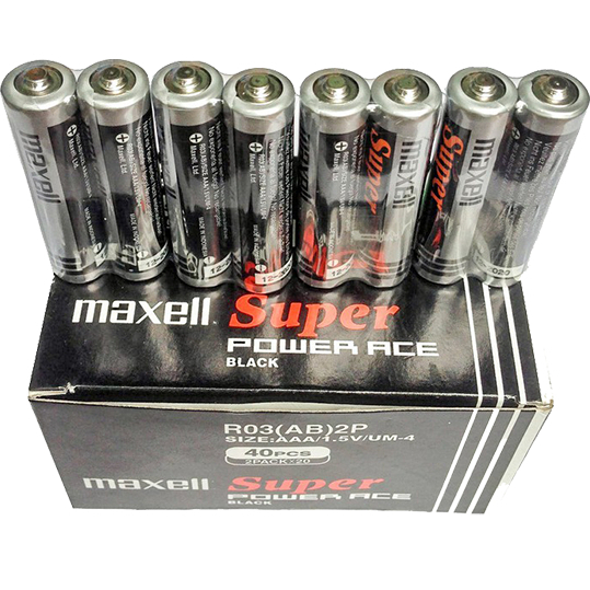 Pin Super Ace AAA vỉ 2 viên MAXELL R032P