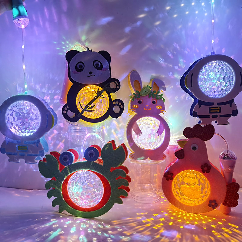 Đèn Lồng Trung Thu Cao Cấp Phát Sáng Có Nhạc Hottrend Hình Động Vật, Lồng Đèn Cho Bé PUKAPI