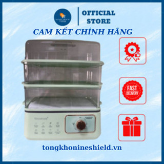 Nồi hấp đa năng Nineshield KB-3001 , Nồi hấp điện 2 tầng 3 tầng có mẫu tặng kèm 2 bát, nồi hấp gà, nồi hấp bánh tiện lợi