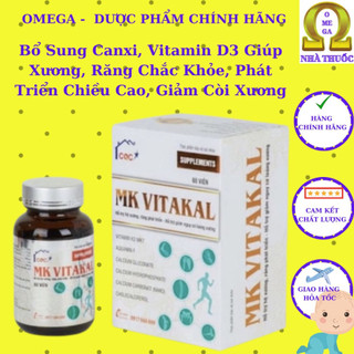 Canxi mk vitakal - giúp trẻ phát triển chiều cao, giúp xương răng chắc khỏe, hỗ trợ chống còi xương