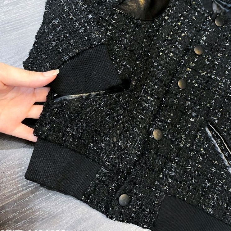 Áo khoác Cho Bé Trai Màu Đen Chất Dạ Phối Dạ dày dặn _ Hàng Cao Cấp