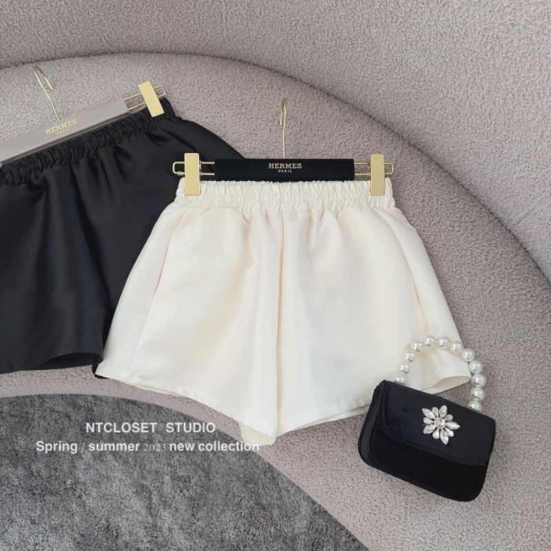 Quần Short Tafta Phồng Chất Tafta Xịn Xò Kiểu Dáng Trẻ Trung Dễ Mix Đồ